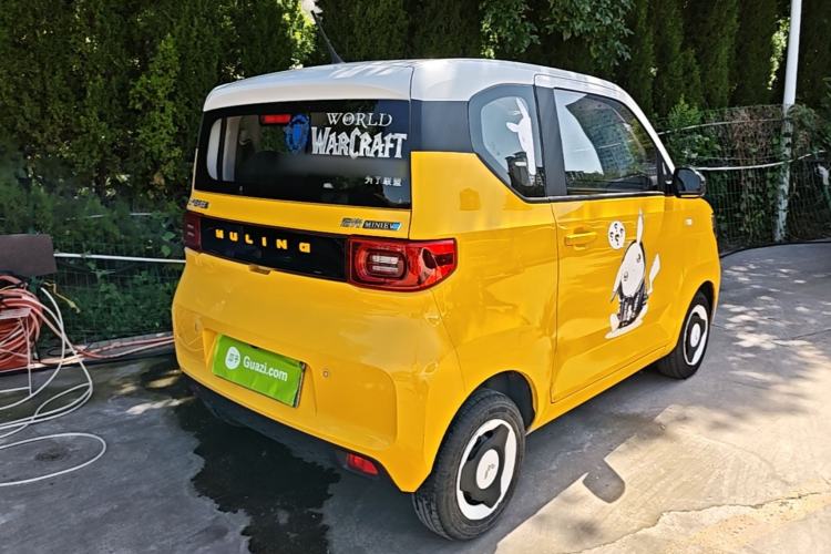 Used Wuling Hongguang MINIEV 2021 Macaron Premium Model – Lithium-NMC Rear Right 45 Deg