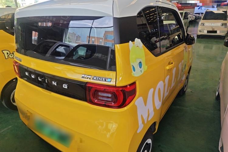 Used Wuling Hongguang MINIEV 2021 Macaron Premium Model – Lithium Iron Phosphate Rear Right 45 Deg