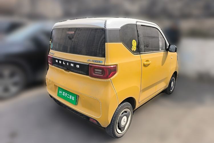 Used Wuling Hongguang MINIEV 2021 Macaron Premium Model – Lithium Iron Phosphate Rear Right 45 Deg