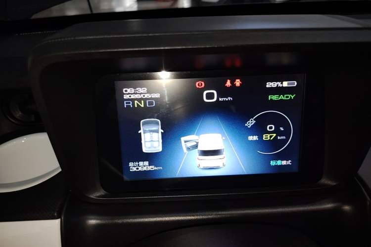 Used Wuling Hongguang MINIEV 2022 GAMEBOY 300km Enthusiast Model with Lithium Iron Phosphate Instrument Cluster
