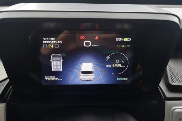 Used Wuling Hongguang MINIEV 2022 GAMEBOY 300km Enthusiast Model with Lithium Iron Phosphate Instrument Cluster