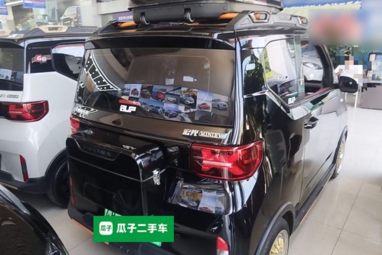 Used Wuling Hongguang MINIEV 2022 GAMEBOY 300km Enthusiast Model with Lithium Iron Phosphate Rear Right 45 Deg