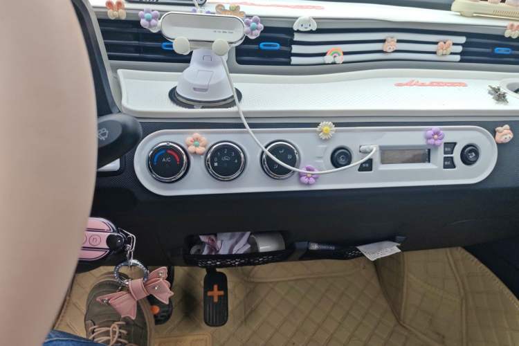 Used Wuling Hongguang MINIEV 2022 Zizai Version Lithium Iron Phosphate Audio And AC Panel
