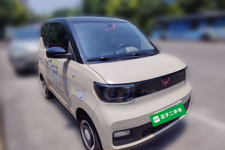Used Wuling Hongguang MINIEV 2022 Macaron Fashion Model Lithium Iron Phosphate Front Right 45 Deg