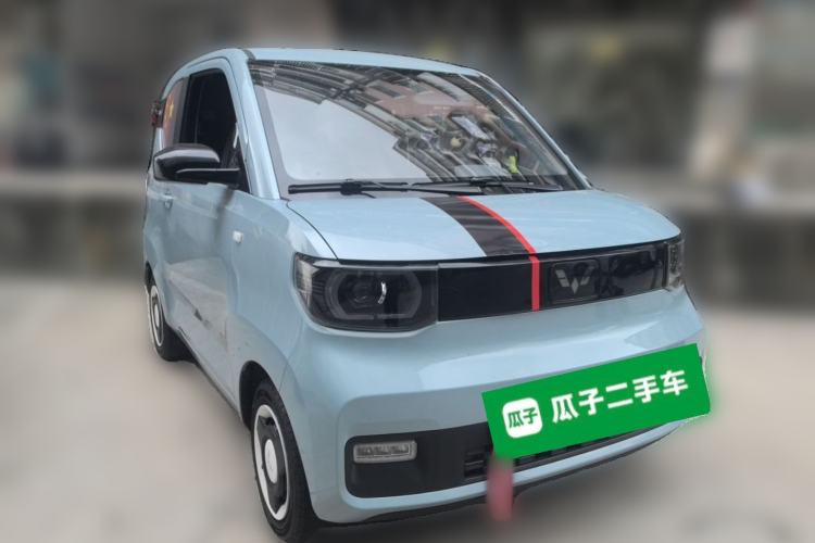 Used Wuling Hongguang MINIEV 2022 Macaron Fashion Edition Lithium-Nickel-Cobalt-Alpha-oxide Front Right 45 Deg