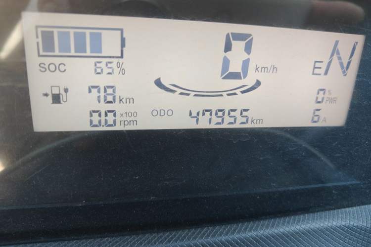 Used Wuling Hongguang MINIEV 2022 Easy Version Lithium Iron Phosphate Odometer Close Up