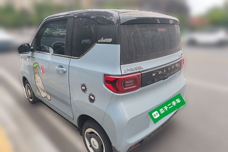 Used Wuling Hongguang MINIEV 2022 Macaron Fashion Model Lithium Iron Phosphate Rear Left 45 Deg