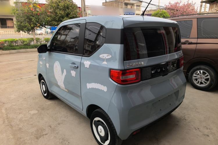 Used Wuling Hongguang MINIEV 2022 Macaron Premium Model – Lithium Iron Phosphate Rear Left 45 Deg