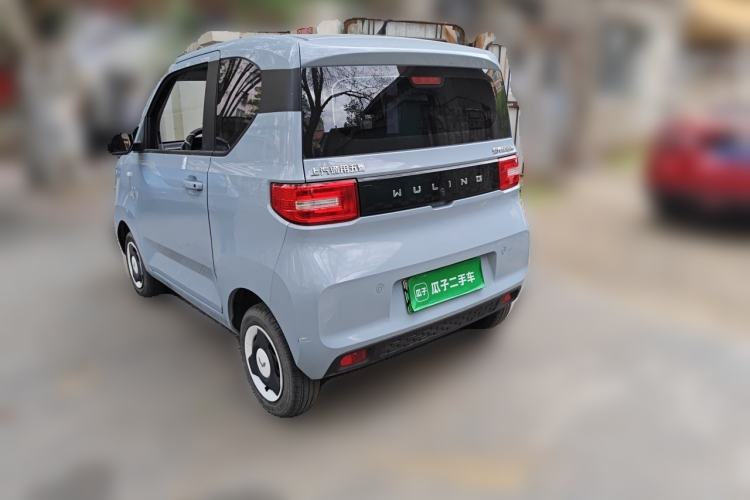 Used Wuling Hongguang MINIEV 2022 Macaron Fashion Model Lithium Iron Phosphate Rear Left 45 Deg
