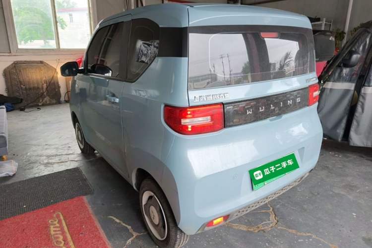 Used Wuling Hongguang MINIEV 2022 Zizai Version Lithium Iron Phosphate Rear Left 45 Deg