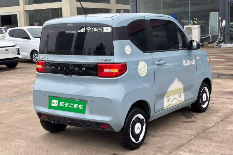 Used Wuling Hongguang MINIEV 2022 Macaron Fashion Edition Lithium-Nickel-Cobalt-Alpha-oxide Rear Right 45 Deg