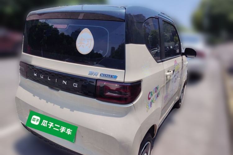 Used Wuling Hongguang MINIEV 2022 Macaron Fashion Model Lithium Iron Phosphate Rear Right 45 Deg