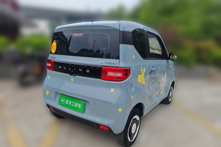 Used Wuling Hongguang MINIEV 2022 Zizai Version Lithium Iron Phosphate Rear Right 45 Deg