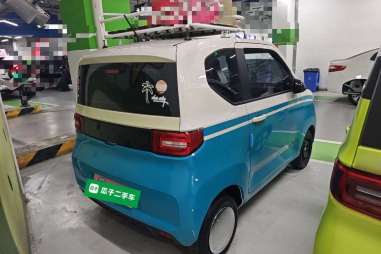 Used Wuling Hongguang MINIEV 2022 Zizai Version Lithium Iron Phosphate Rear Right 45 Deg