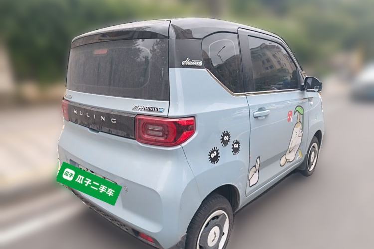 Used Wuling Hongguang MINIEV 2022 Macaron Fashion Model Lithium Iron Phosphate Rear Right 45 Deg