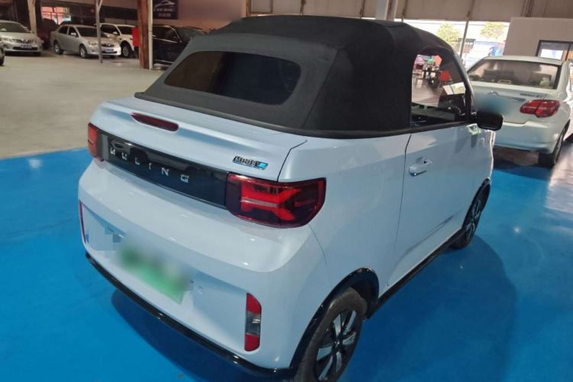 Used Wuling Hongguang MINIEV 2022 Convertible Model Rear Right 45 Deg