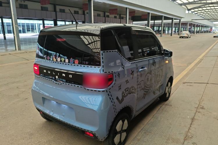 Used Wuling Hongguang MINIEV 2022 Macaron Premium Model – Lithium Ternary Battery Rear Right 45 Deg