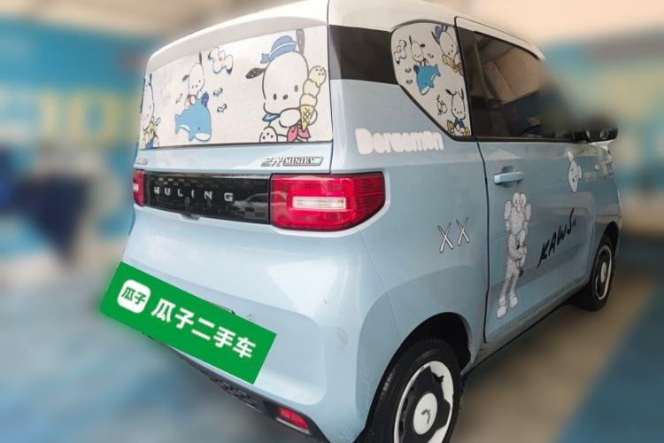 Used Wuling Hongguang MINIEV 2022 Zizai Version Lithium Iron Phosphate Rear Right 45 Deg