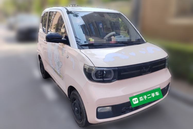 Used Wuling Hongguang MINIEV 2022 Macaron Fashion Model Lithium Iron Phosphate Front Right 45 Deg