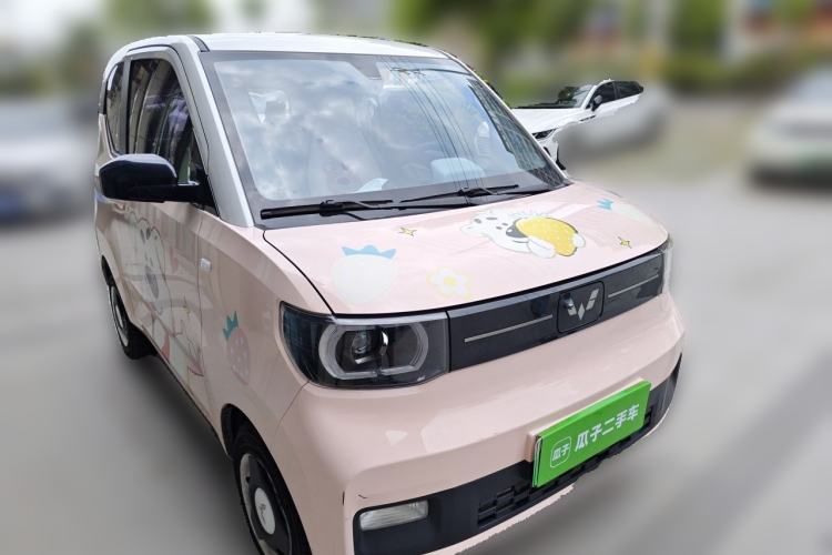 Used Wuling Hongguang MINIEV 2022 Macaron Premium Model – Lithium Ternary Battery Front Right 45 Deg