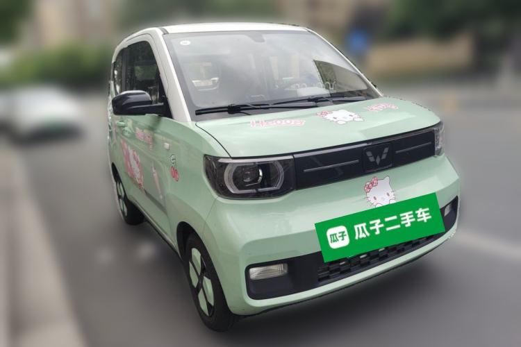 Used Wuling Hongguang MINIEV 2022 Macaron Fashion Model Lithium Iron Phosphate Front Right 45 Deg