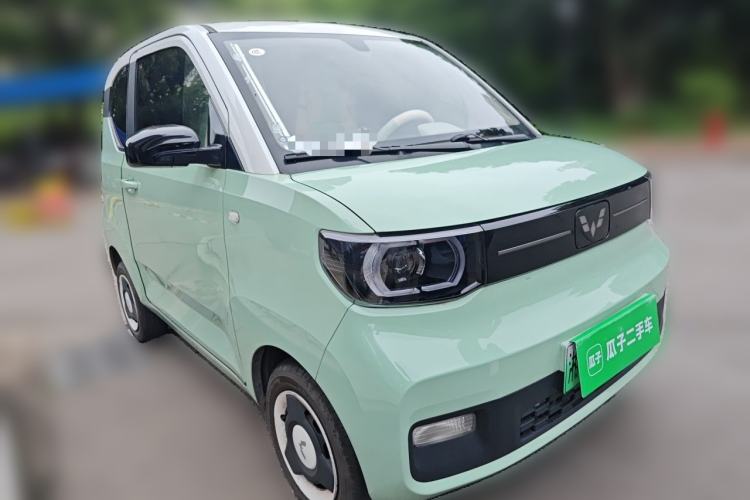 Used Wuling Hongguang MINIEV 2022 Macaron Fashion Edition Lithium-Nickel-Cobalt-Alpha-oxide Front Right 45 Deg