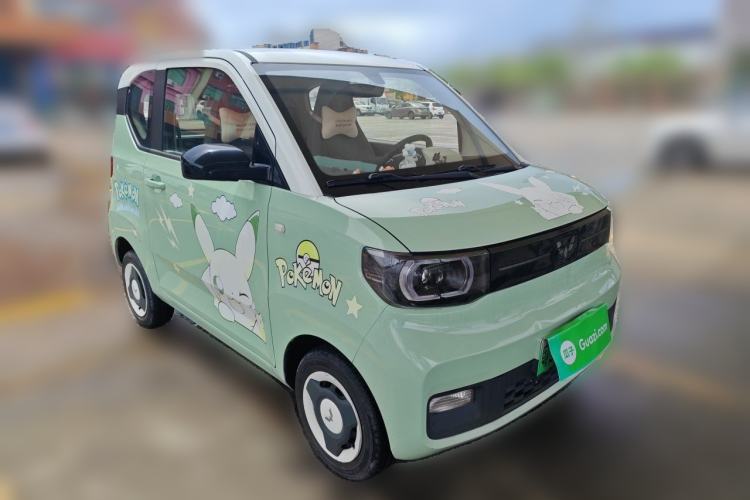 Used Wuling Hongguang MINIEV 2022 Macaron Fashion Model Lithium Iron Phosphate Front Right 45 Deg