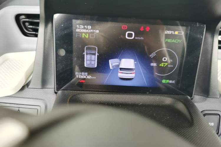 Used Wuling Hongguang MINIEV 2022 Macaron Premium Model – Lithium Iron Phosphate Odometer Close Up