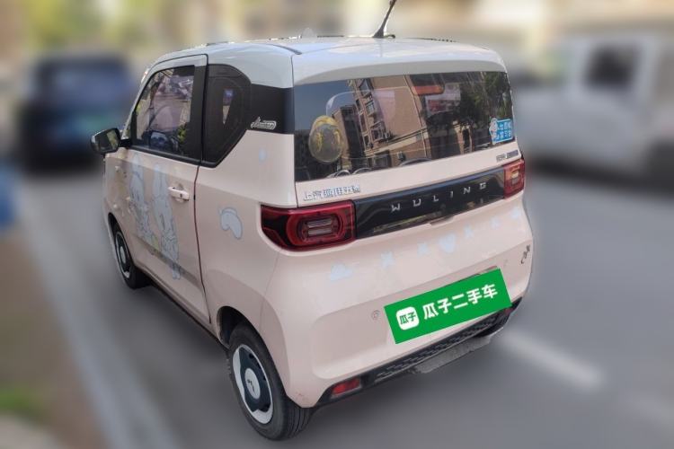 Used Wuling Hongguang MINIEV 2022 Macaron Fashion Model Lithium Iron Phosphate Rear Left 45 Deg