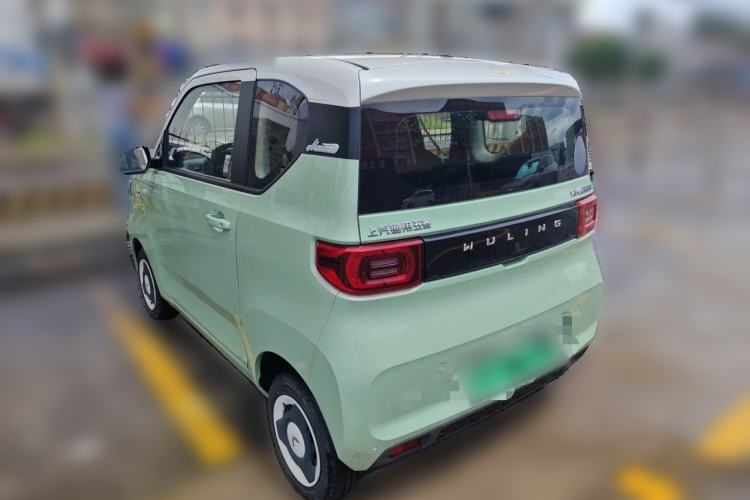 Used Wuling Hongguang MINIEV 2022 Macaron Fashion Model Lithium Iron Phosphate Rear Left 45 Deg
