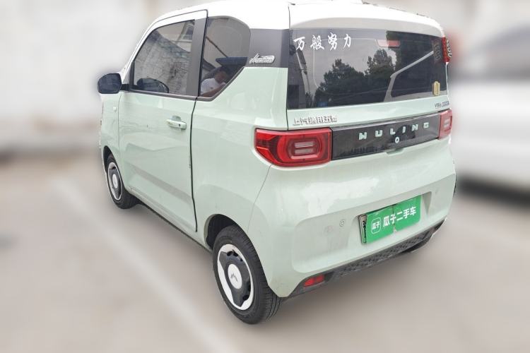Used Wuling Hongguang MINIEV 2022 Macaron Fashion Model Lithium Iron Phosphate Rear Left 45 Deg