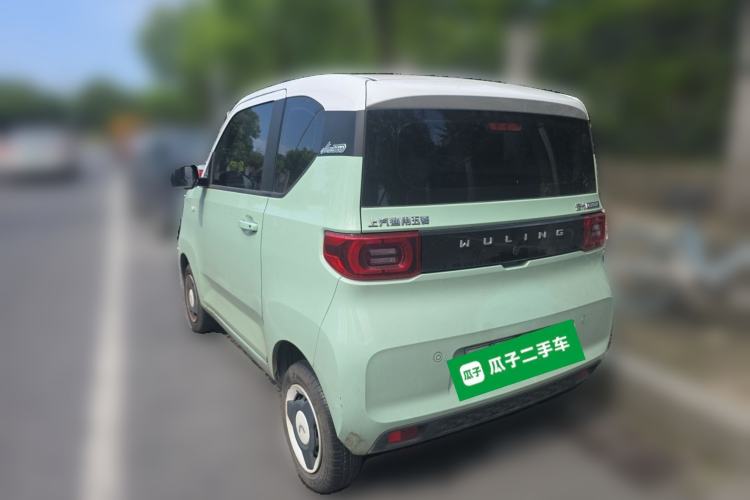Used Wuling Hongguang MINIEV 2022 Macaron Fashion Model Lithium Iron Phosphate Rear Left 45 Deg
