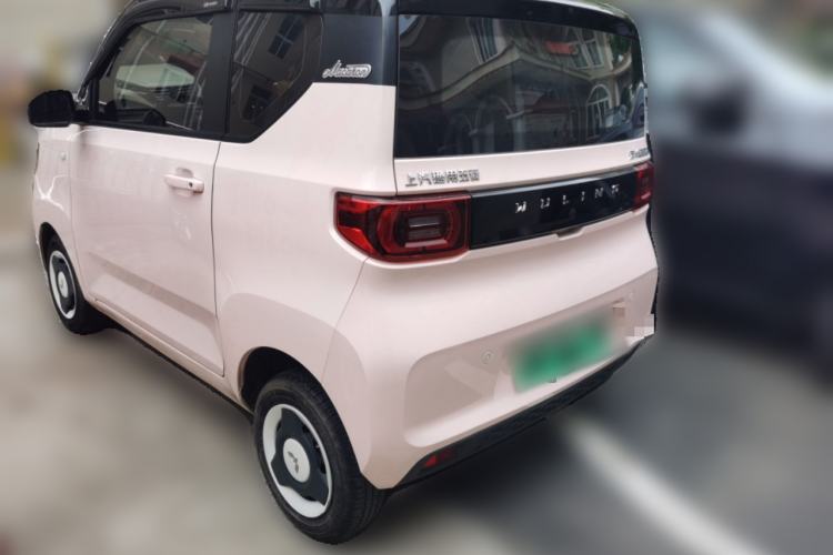 Used Wuling Hongguang MINIEV 2022 Macaron Fashion Model Lithium Iron Phosphate Rear Left 45 Deg