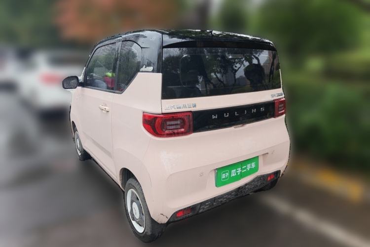 Used Wuling Hongguang MINIEV 2022 Macaron Fashion Model Lithium Iron Phosphate Rear Left 45 Deg