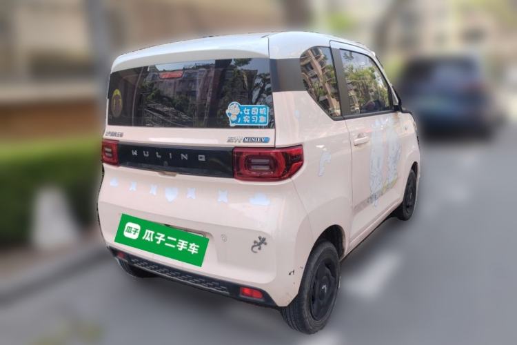 Used Wuling Hongguang MINIEV 2022 Macaron Fashion Model Lithium Iron Phosphate Rear Right 45 Deg