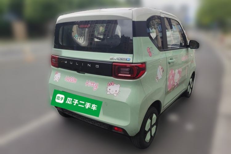 Used Wuling Hongguang MINIEV 2022 Macaron Fashion Model Lithium Iron Phosphate Rear Right 45 Deg