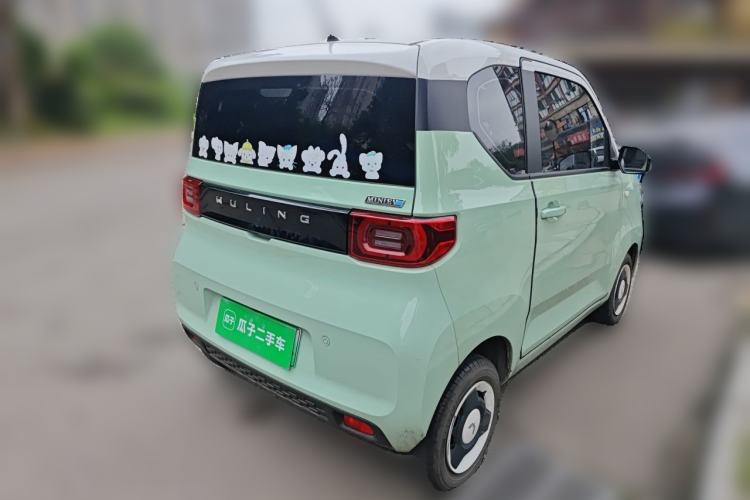 Used Wuling Hongguang MINIEV 2022 Macaron Fashion Edition Lithium-Nickel-Cobalt-Alpha-oxide Rear Right 45 Deg