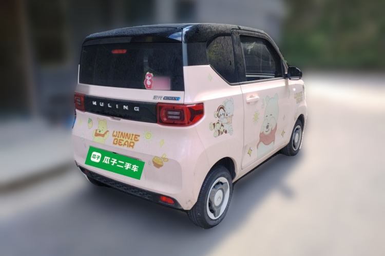 Used Wuling Hongguang MINIEV 2022 Macaron Colorful Edition Lithium-Ion Battery Rear Right 45 Deg