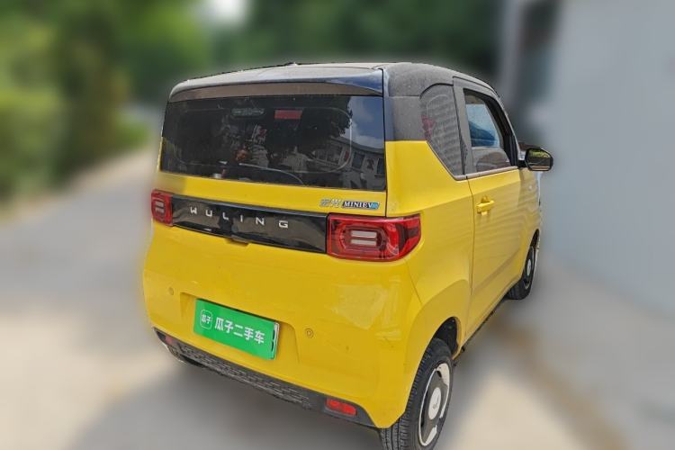 Used Wuling Hongguang MINIEV 2022 Macaron Fashion Edition Lithium-Nickel-Cobalt-Alpha-oxide Rear Right 45 Deg