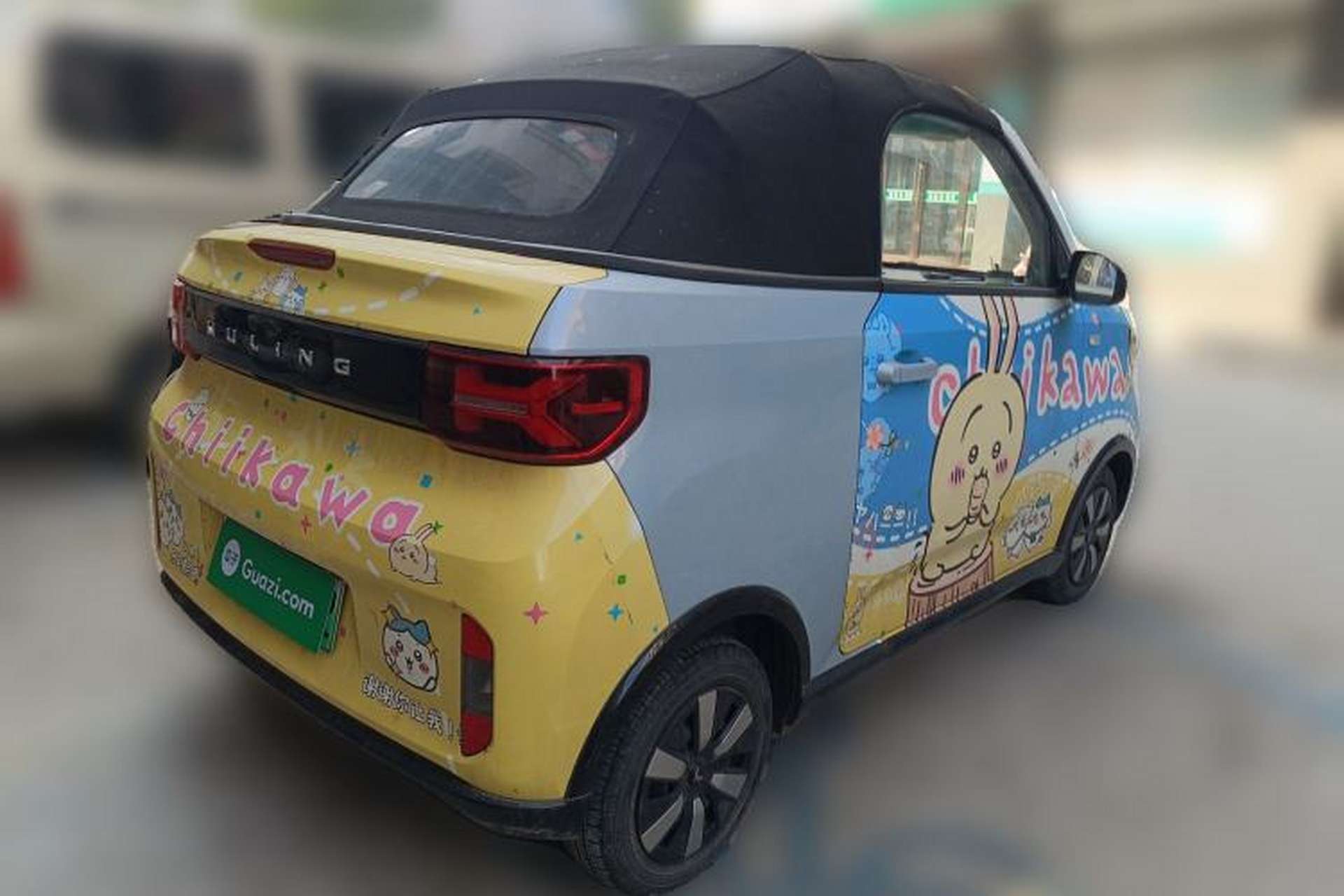 Used Wuling Hongguang MINIEV 2022 Convertible Model Rear Right 45 Deg