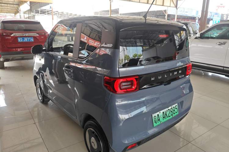 Used Wuling Hongguang MINIEV 2022 Macaron Fashion Edition Lithium-Nickel-Cobalt-Alpha-oxide Rear Left 45 Deg