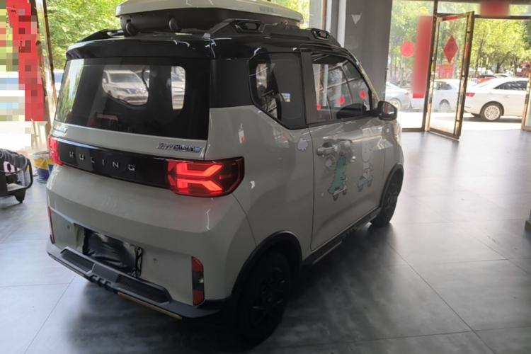 Used Wuling Hongguang MINIEV 2022 GAMEBOY 300km Enthusiast Model with Lithium Iron Phosphate Rear Right 45 Deg