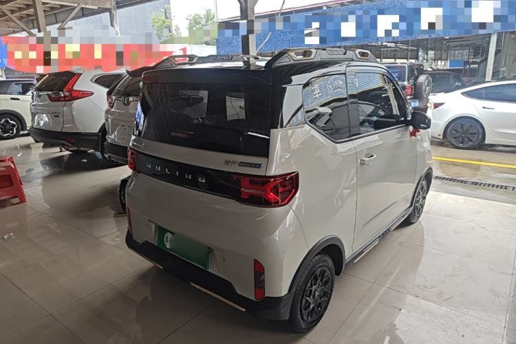 Used Wuling Hongguang MINIEV 2022 GAMEBOY 300km Enthusiast Model with Lithium Iron Phosphate Rear Right 45 Deg