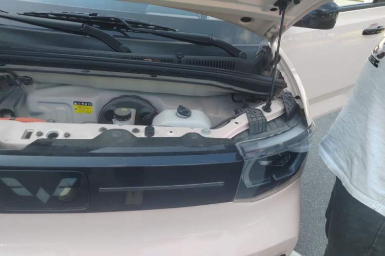 Used Wuling Hongguang MINIEV 2022 Macaron Fashion Model Lithium Iron Phosphate Engine Bay Left