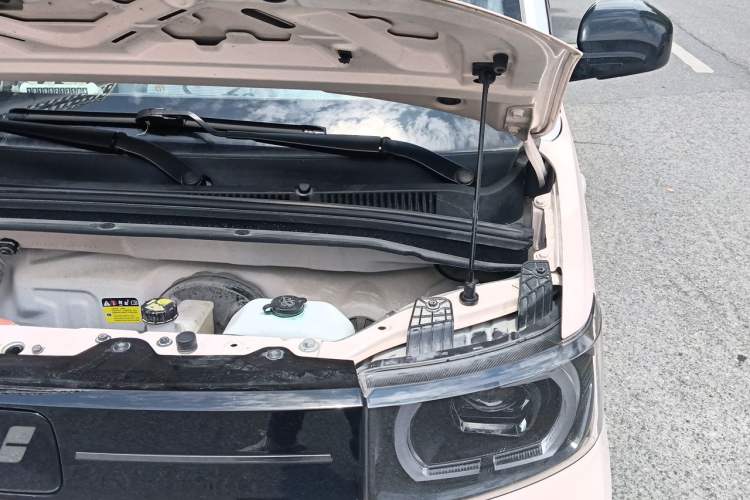 Used Wuling Hongguang MINIEV 2022 Macaron Fashion Model Lithium Iron Phosphate Engine Bay Left