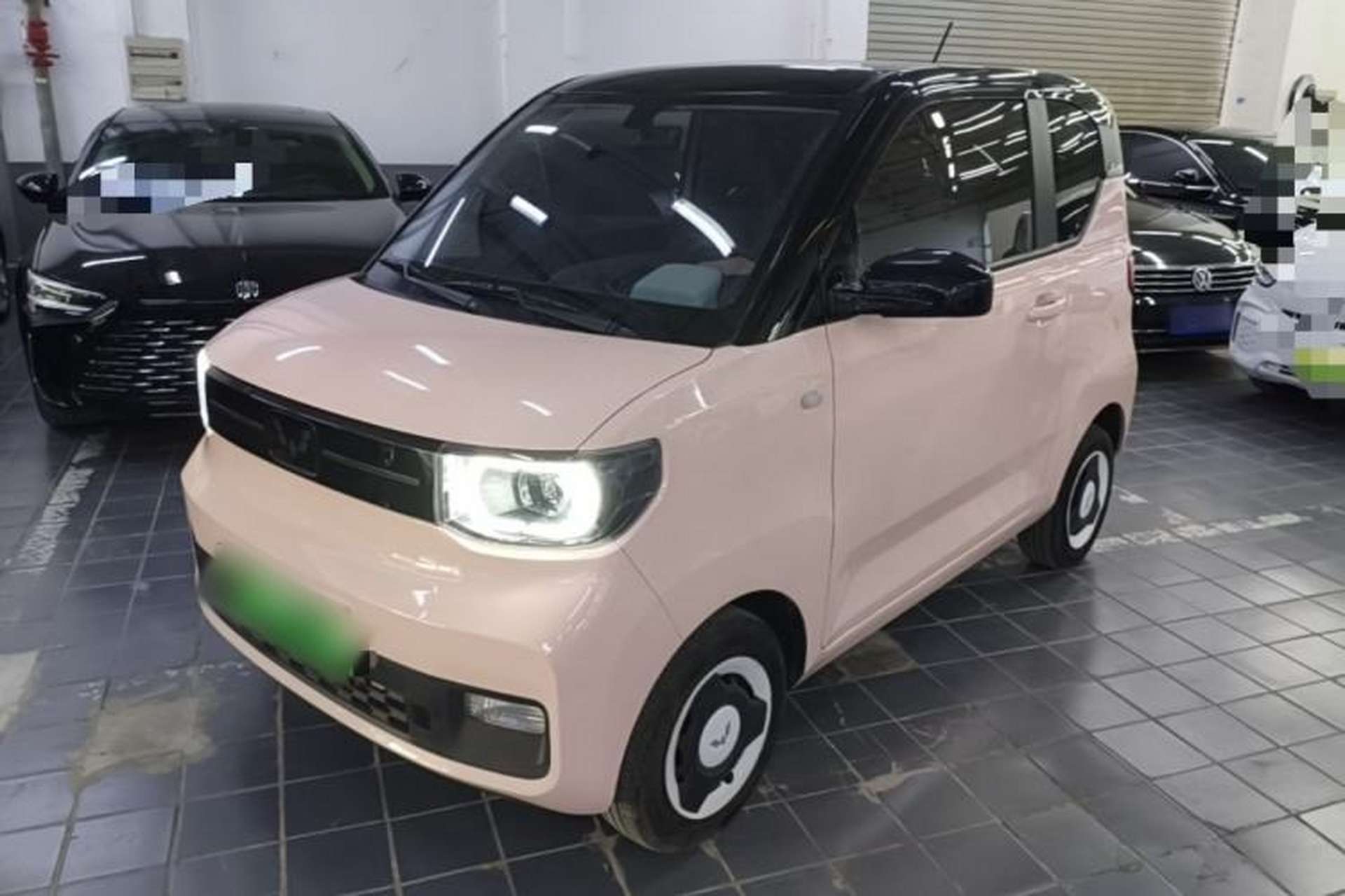 Used Wuling Hongguang MINIEV 2022 Macaron Premium Model – Lithium Ternary Battery Front Left 45 Deg