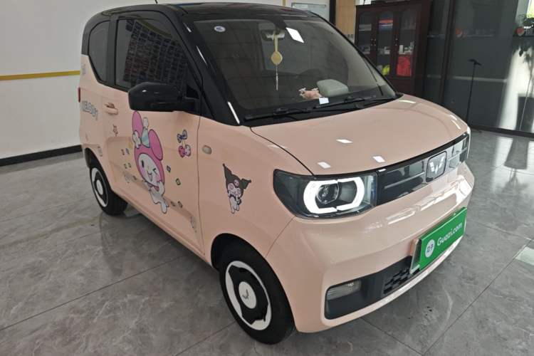 Used Wuling Hongguang MINIEV 2022 Macaron Fashion Model Lithium Iron Phosphate Front Right 45 Deg