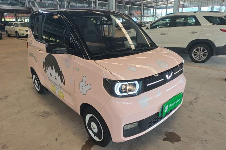 Used Wuling Hongguang MINIEV 2022 Macaron Premium Model – Lithium Iron Phosphate Front Right 45 Deg