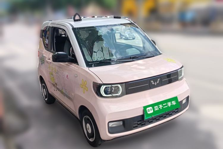 Used Wuling Hongguang MINIEV 2022 Macaron Fashion Model Lithium Iron Phosphate Front Right 45 Deg
