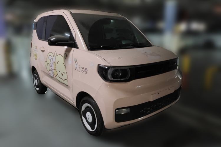 Used Wuling Hongguang MINIEV 2022 Macaron Fashion Edition Lithium-Nickel-Cobalt-Alpha-oxide Front Right 45 Deg